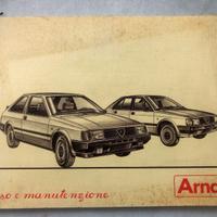 ALFA ROMEO ARNA LIBRETTO USO E MANUTENZIONE 1983
