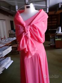 abito cerimonia lungo monospalla