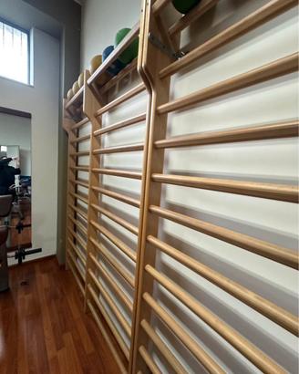 Spalliera svedese doppia campata