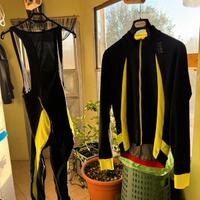Gore Bike Wear completo giacca e salopette