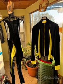 Gore Bike Wear completo giacca e salopette
