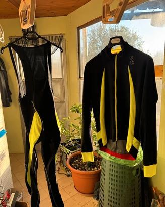 Gore Bike Wear completo giacca e salopette