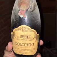 Vino DOLCETTO 1973 Poderi Scanavino Priocca D'Alba