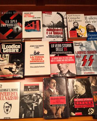 lotto libri ww2 olocausto, nazismo hitler c