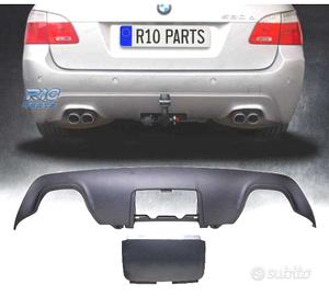DIFFUSORE BMW E60 E61 LOOK M + TAPPO OO---OO