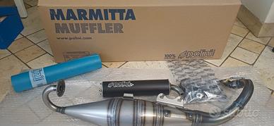 marmitta polini team 4 minarelli orizzontale 