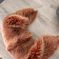 Pelliccia vera volpe arancio – anni ’50