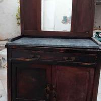 Credenza trumeau liberty da restaurare