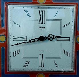 Orologio da parete in vetro di murano perfetto.