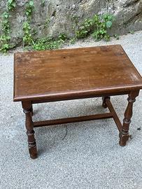 Tavolino rettangolare legno