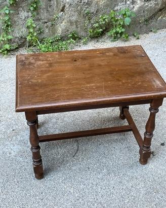 Tavolino rettangolare legno