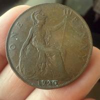 Moneta One Penny 1920 - Re Giorgio V