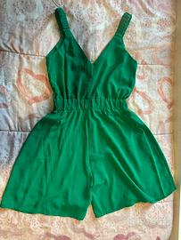 Jumpsuit verde estiva donna