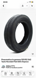 Fiat 500 epoca gomme come nuovve