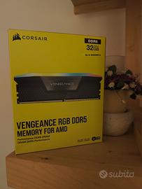 CORSAIR Vengeance RGB DDR5 32GB CL 30 DDR5 6000