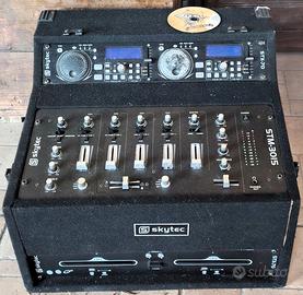 Skytec STX-70 Lettore CD doppio con USB/SD MP3