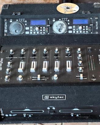 Skytec STX-70 Lettore CD doppio con USB/SD MP3