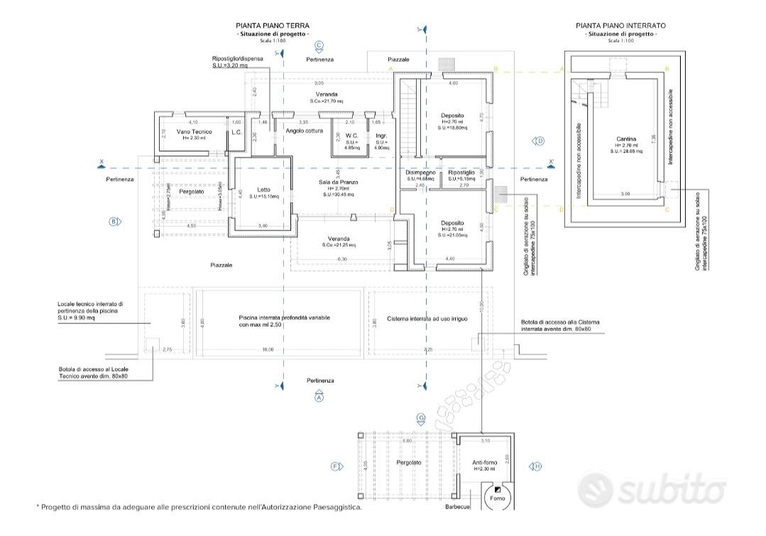 Terreno con progetto approvato - Vista 5
