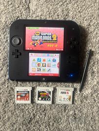 Nintendo 2ds edizione MARIO BROS + 4 giochi