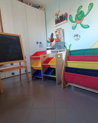 Mobiletti porta giochi KidKraft + libreria frontal