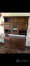 Credenza con vetrina