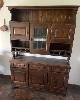 Credenza con vetrina