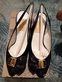 scarpa donna nero lucido ROMANO ROMAGNOLI
