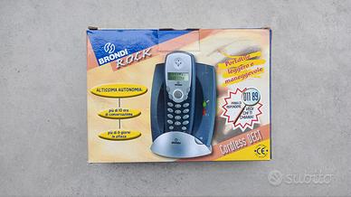 Telefono cordless vintage Brondi Rock