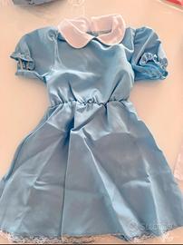 Vestito di carnevale di Alice nel paese delle mera