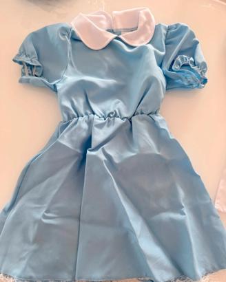 Vestito di carnevale di Alice nel paese delle mera