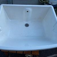 Vasca Lavatoio lavapanni in ceramica 75x60x40 cm