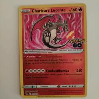 carta pokémon charizard lucente