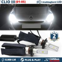 Luci LED H7 CANbus Renault CLIO 3 Restyling 6500K