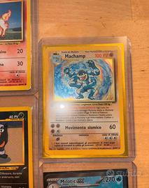 Machamp set base prima edizione Pokemon