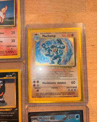 Machamp set base prima edizione Pokemon