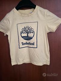 T-shirt bambino Timberland 6 anni gialla