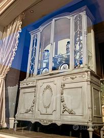 credenza con vetrina stile provenzale/shabby chic
