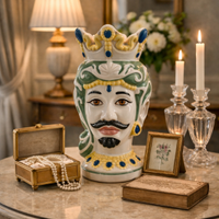 Testa di Moro Uomo Caltagirone 25 cm Ceramica