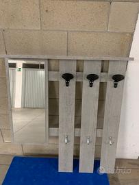 Mobile specchio appendi abiti ingresso