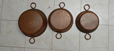 Set di padella in rame