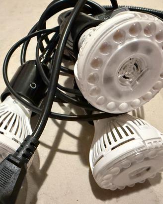 Lampada led per piante Sansi 30W con tre bracci