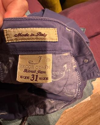 Pantaloni di tela elasticizzati