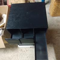 Cassettiera scorrevole mobile porta CD 