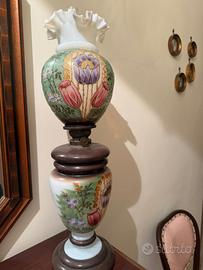 Lampada in petrolio in ceramica