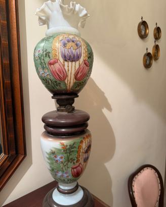 Lampada in petrolio in ceramica