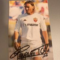 Foto autografata Francesco Totti