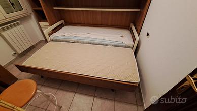 Letto singolo / matrimoniale a cassetto