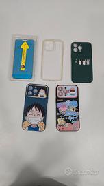 Lotto Cover custodia iPhone 15 Pro Max + 1 Vetro T