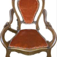 6 Sedie /Poltrona in noce