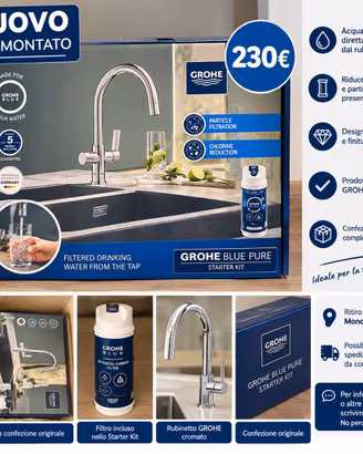 GROHE Blue Pure Starter Kit NUOVO – Mai Montato